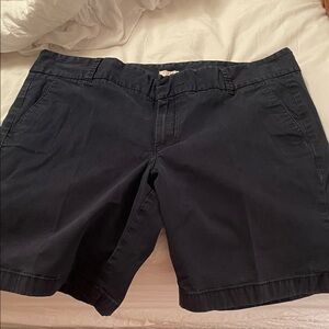 J. Crew Frankie Chino Shorts in Navy
